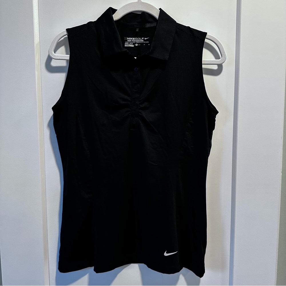 Nike Women's Black Golf sleeveless Top